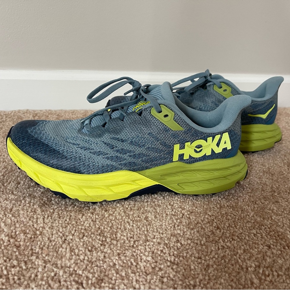 Hoka One One Speedgoat 5 Youth Running Shoes with Regular Laces